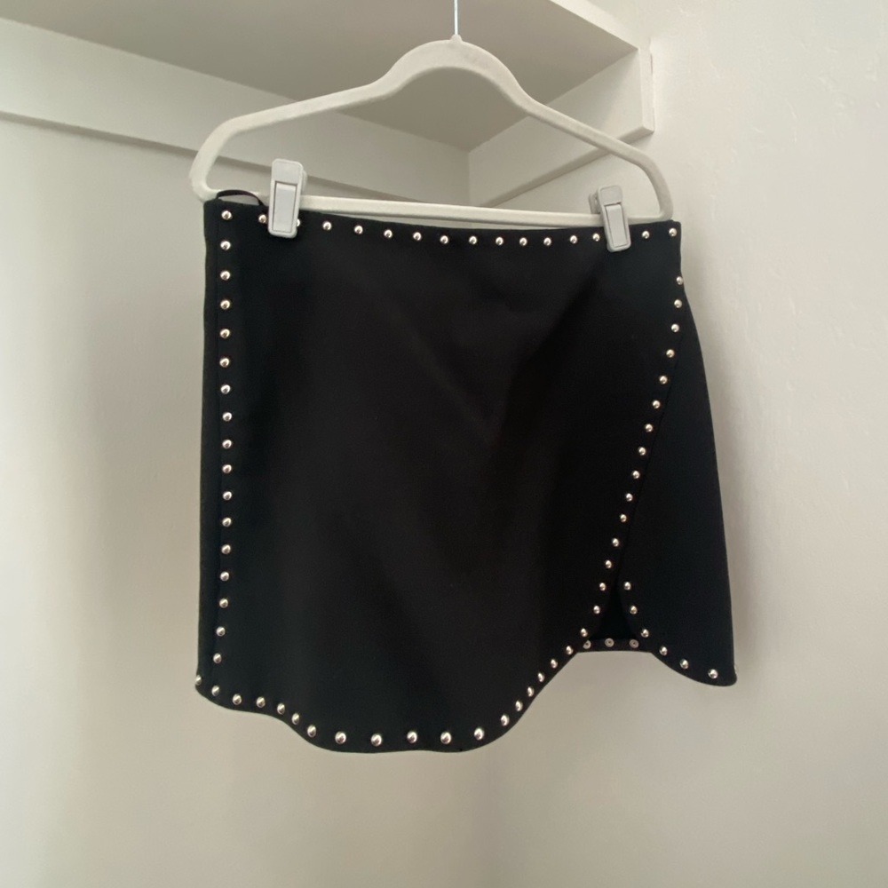 Helmut Lang Studded Mini Skirt - Picture 3 of 5